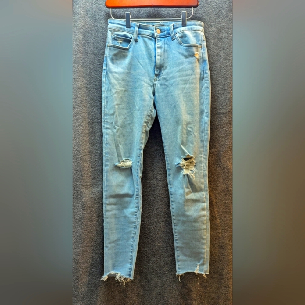 Uniqlo Skinny Stretch Blue Jeans - 27"